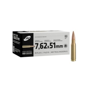 Munição CBC 7,62x51Comum M80 144gr - 50un