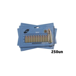 Munição CBC Calibre 38 TPC ETOG 124GR Blister Cartela - 250un