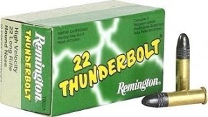 Munição Remington Cal. 22Lr Thunderbolt 40gr - 50 un