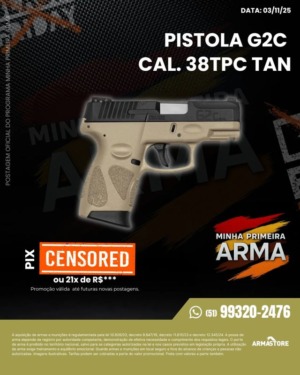 PISTOLA G2C Calibre 38TPC Tan