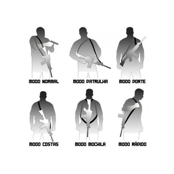 Bandoleira Tatica 3 Pontas - Verde - Imagem 2