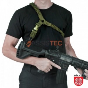 Bandoleira T&aacute;tica B&eacute;lica Verde