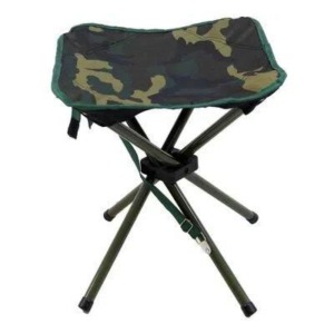 Banqueta Stool NTK dobr&aacute;vel e suporta at&eacute; 80kg Camuflado