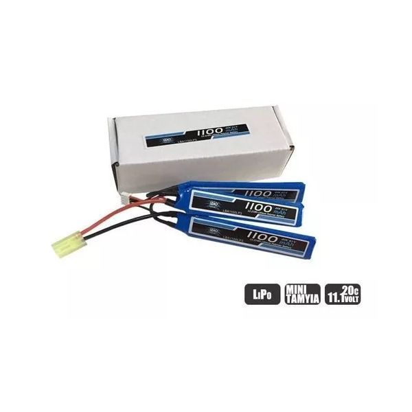 Bateria Lipo 3S 11.1V 1100mah 20C - Leão + Carregador B3 Leão - Imagem 2