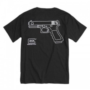 Camiseta Estampada Glock Branca