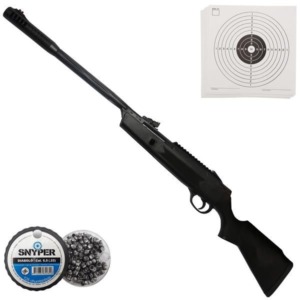 Carabina de Press&atilde;o Hatsan HT Alpha 5,5mm - Preta