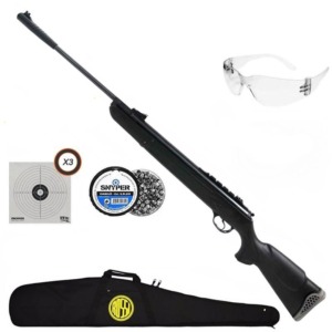 Carabina De Press&atilde;o Hatsan HT125 Gas Ram 75kg 5.5mm Com Capa