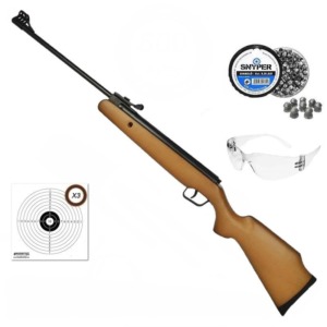 Carabina De Press&atilde;o Montenegro F18 B12-6 Madeira 5.5mm