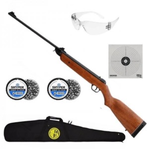 Carabina De Press&atilde;o Nova Dione 5.5mm Madeira + Case