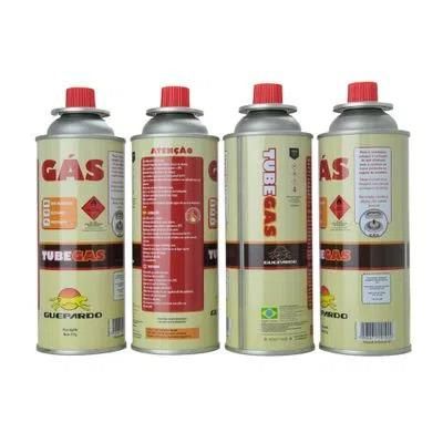 Cartucho Tube Gás Guepardo kit com 4 unidades para fogareiro