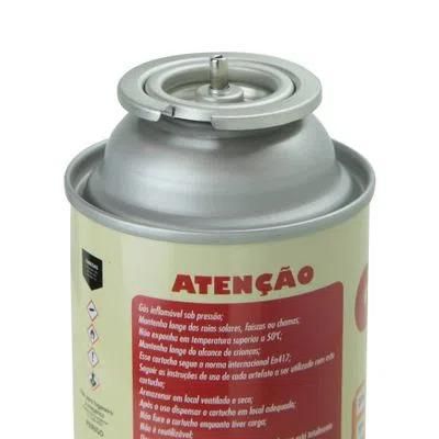 Cartucho Tube Gás Guepardo kit com 4 unidades para fogareiro - Imagem 4