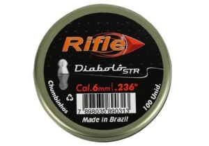 Chumbinho Rifle Diabol&ocirc; STR 6.0mm 100un