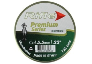 Chumbinho Rifle Premium Pointed 5.5mm 125un