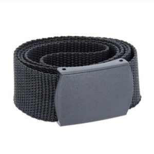 Cinto Polipropileno com Fivela em Pol&iacute;mero B&eacute;lica - Preto