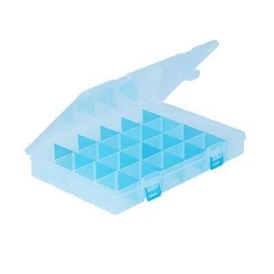 Estojo para pesca PB Papa Isca trasparente com 24 repartições da Pesca Brasil - Imagem 2