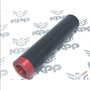 Extensor de Cano Carbon 125x28mm Rosca Esquerda - Kpp Airsoft