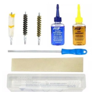Kit De Limpeza Manuten&ccedil;&atilde;o Armas Curtas -LUXO-Rev&oacute;lver Pistola Calibre .38, 380, 357, 9mm