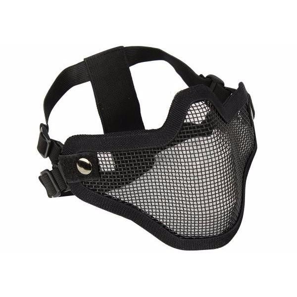 Kit Mascara meia face e Óculos Telado Airsoft - Preto - Imagem 3