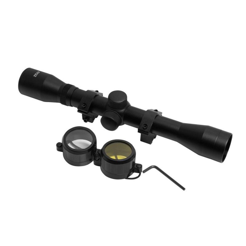 Luneta Rifle Scope Mira 4x32 Zoom Fixo Sniper, Carabina, Airsoft - Imagem 3