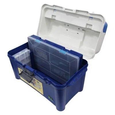 Maleta para Pesca com 3 estojos e compartimento ajustáveis Pesca Brasil PB Box 007 - Imagem 2