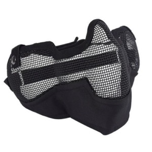 Mascara Telada Prote&ccedil;&atilde;o Boca, Nariz, Orelha - Preta