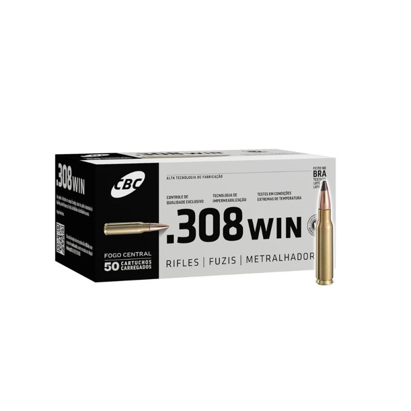 Munição CBC .308 Winchester EXPT 150gr - 50 un