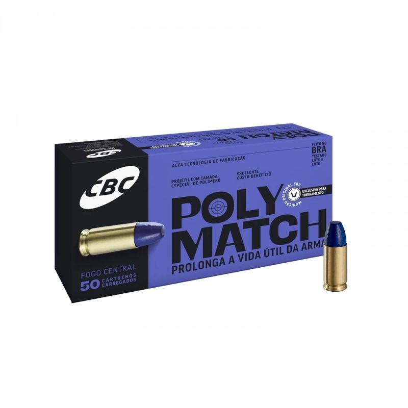 Munição CBC Polymatch 38 TPC 124gr - CX 500un - 10 Caixas - Imagem 2