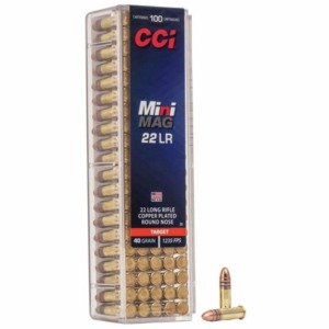 Muni&ccedil;&atilde;o CCI Cal 22 LR HS Mini Mag 40 Grains - 100un