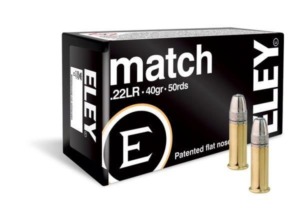 Muni&ccedil;&atilde;o Eley .22 LR Match 40gr - 50rds