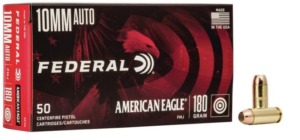 Muni&ccedil;&atilde;o Federal .10mm Auto 180gr FMJ &ndash; Cx 50un