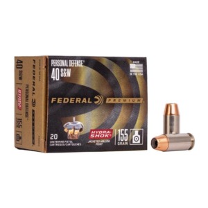 Muni&ccedil;&atilde;o Federal .40 S&W 155gr Hydra Shok Deep 20un