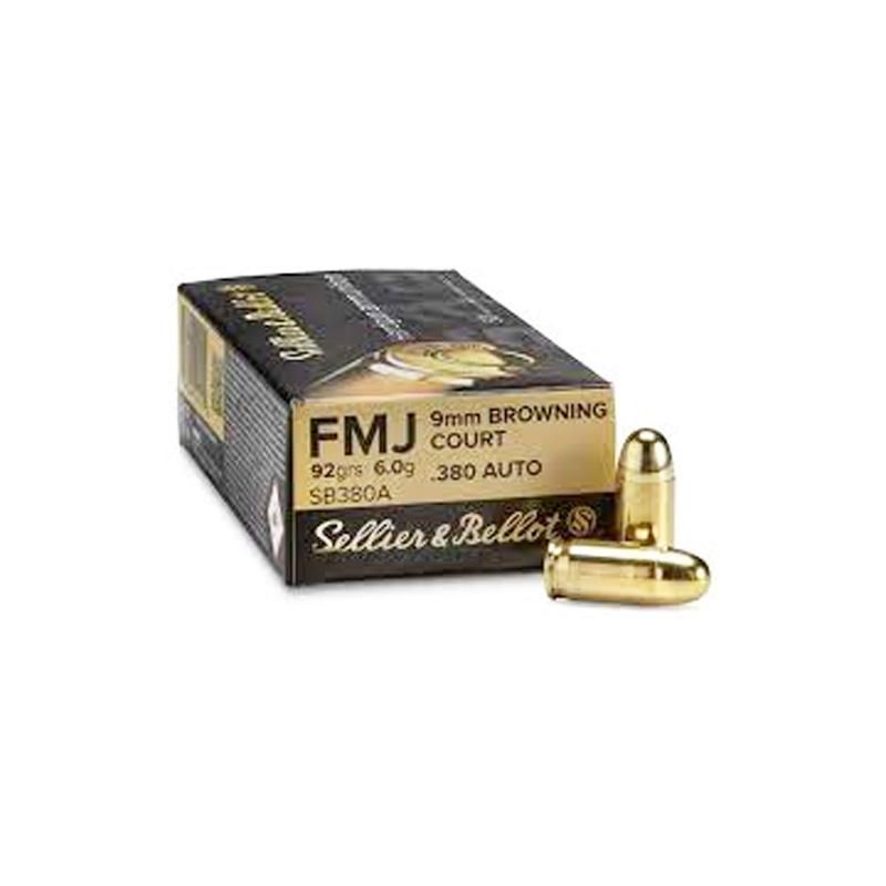 Munição S&B Cal .380ACP FMJ 92gr - 50rds - Imagem 2