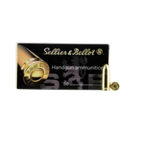 Muni&ccedil;&atilde;o S&B Cal 9x19mm FMJ 124gr - 50rds