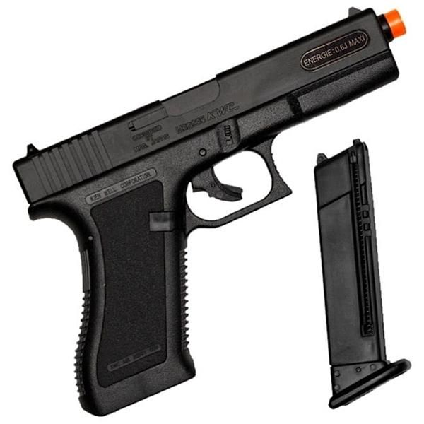 Pistola Airsoft Spring K17 Preta - KWC - Imagem 4
