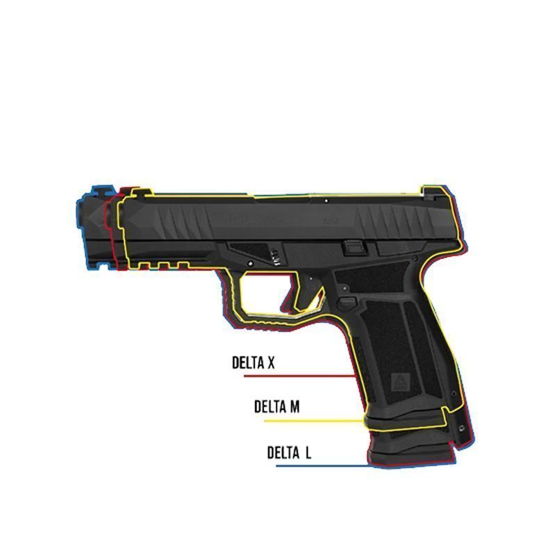 Pistola Arex Delta Gen 2 Tatical Calibre 9MM - Tamanhos M e X - Imagem 2