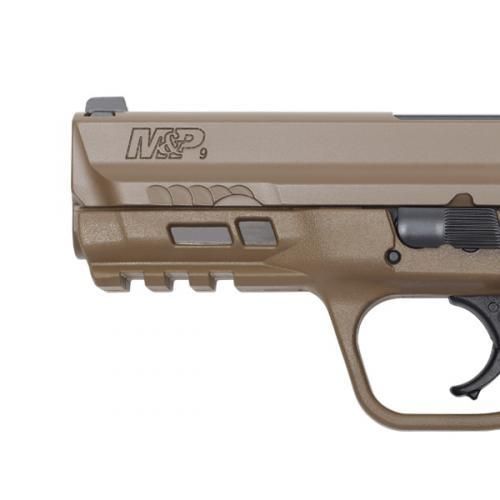 Pistola S&W M&P9 M2.0 Compact Fs 15-Shot Armornite Fde Poly Calibre .9mm - Imagem 2