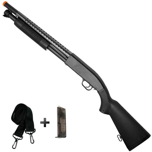 Shotgun Airsoft M58A Longo - Spring - Imagem 2