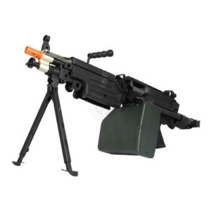 Suporte Airsoft Cybergun M249 P.A.R.A &ndash; Black